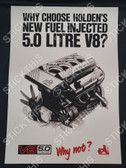 New Fuel Injected 5.0 Litre V8, Why Not - Dealership Poster