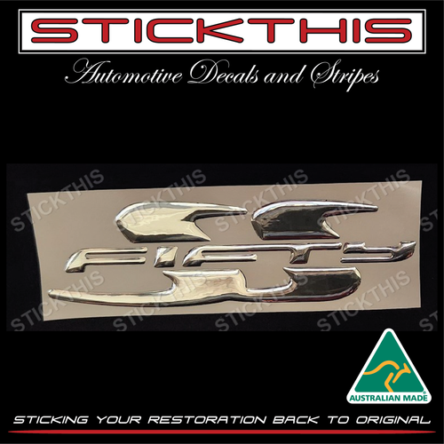 Holden Commodore VT VX VY VZ Holden By Design ID Tag & Window Stickers – Black HBD