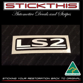 LS2 Throttle Body Decal - VZ VE VF WL WM WN 6.0L