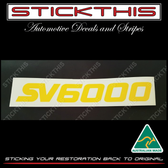 VZ SV 6000 - Boot or Side Logo Decal