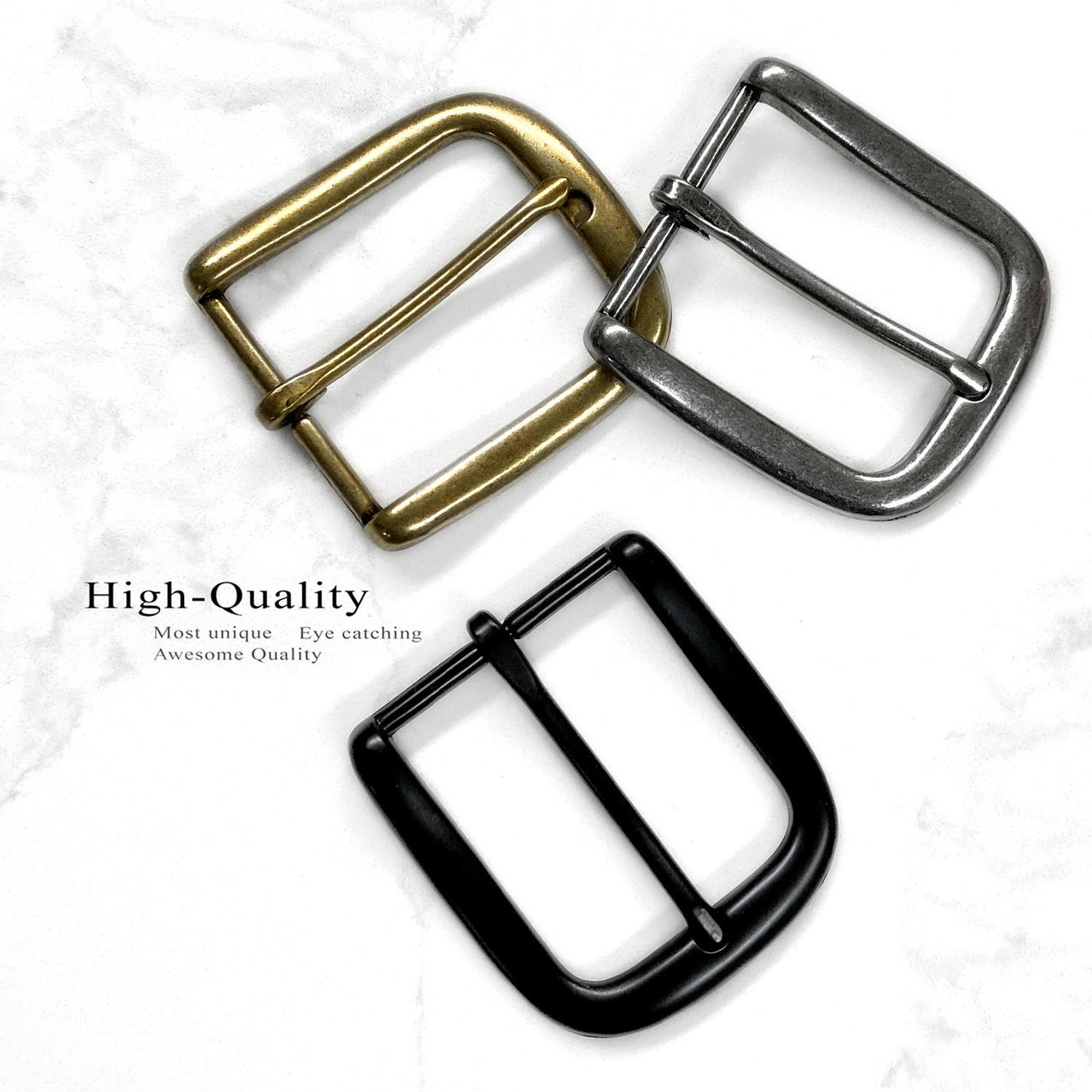 Replacement Roller Buckle Classic Casual Metal Belt Buckle fits 1-1/2  (38mm) Belt