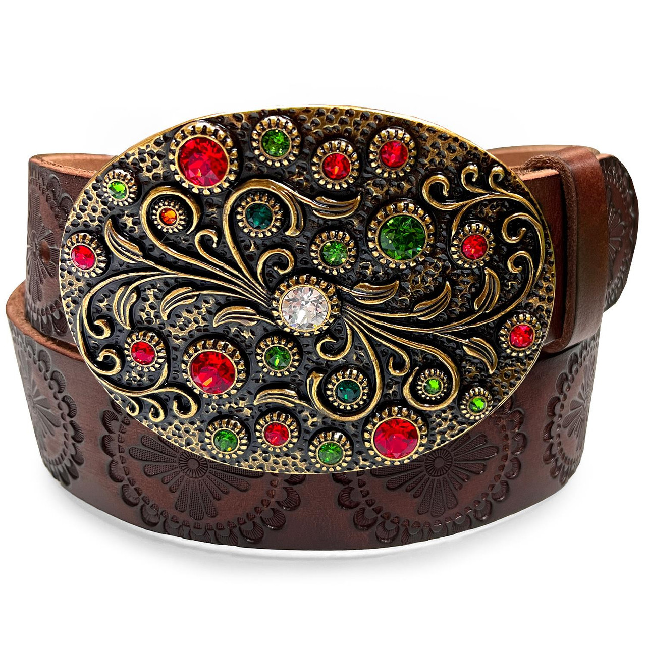 womens western belt buckles