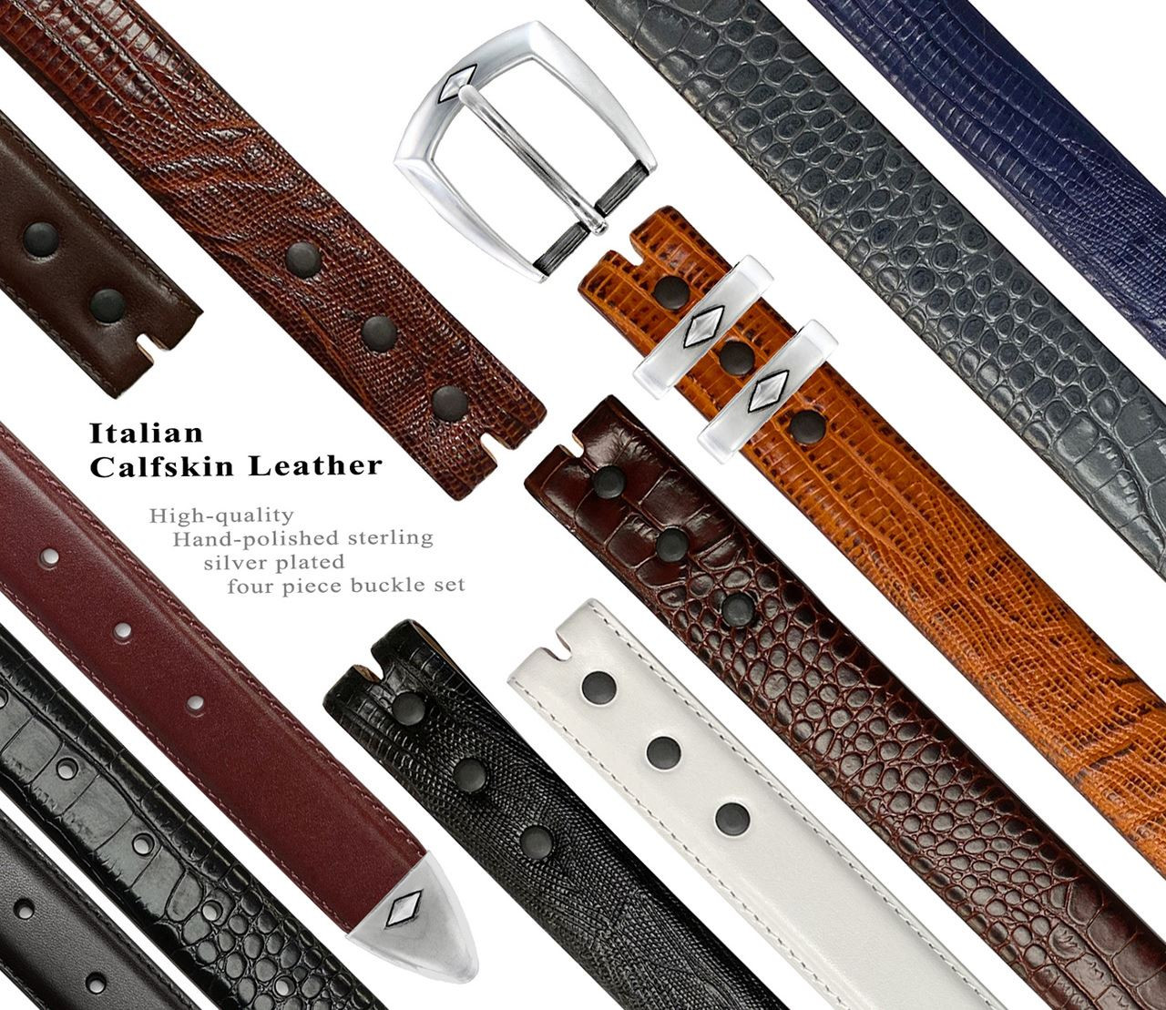 The SAUSALITO Classic 1.5 Double Ring Mahogany Leather Belt