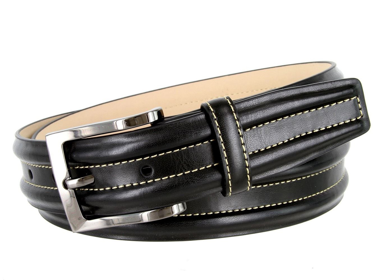 【COLOR iN ID】Leather pleated layered belt Emery Belt - Brown – Lisa Says Gah