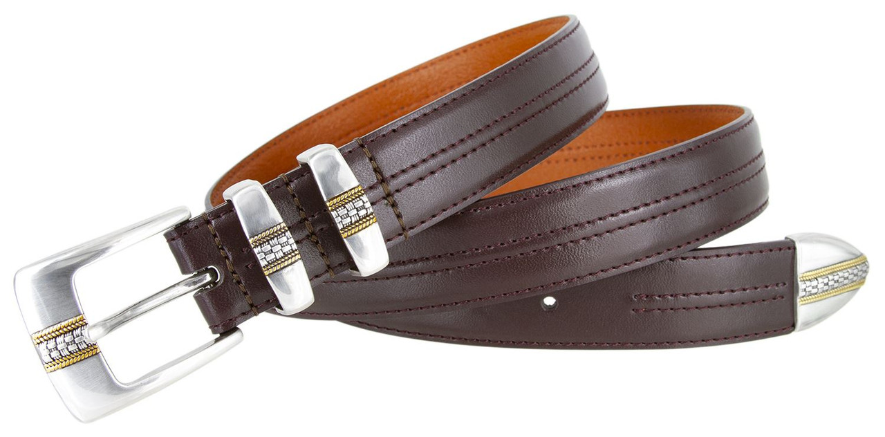 ベルト Leather Double Strap Belt Double D-Ring Leather Belt | Most Wanted USA