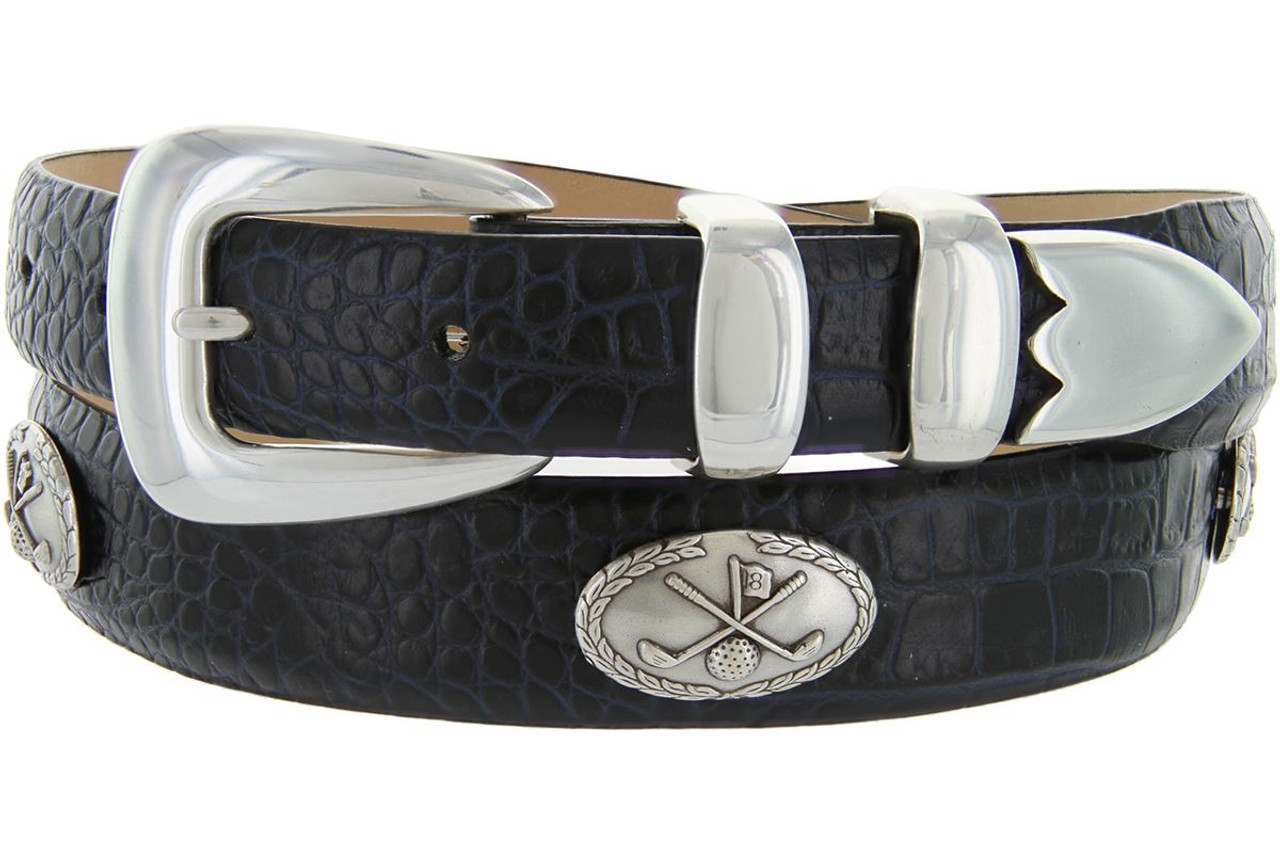 Smooth Calfskin Leather 1 1/4 Belt - Tapered