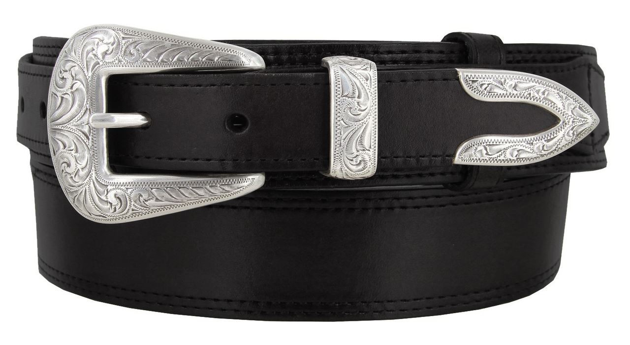 4644 Traditional Western Ranger Style Full Grain Smooth Leather