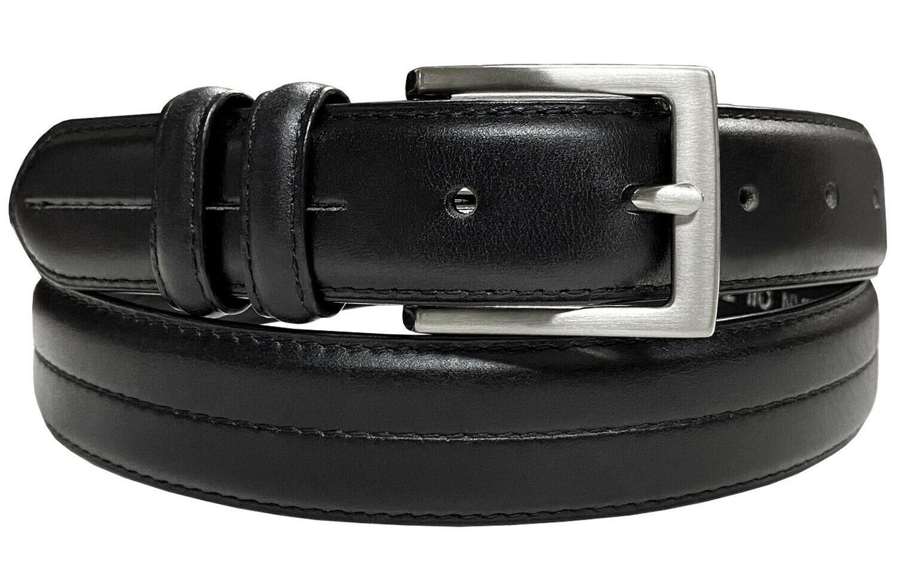 2941 Men's Oil-Tanned Genuine Leather Italian Dress Belt 1-1