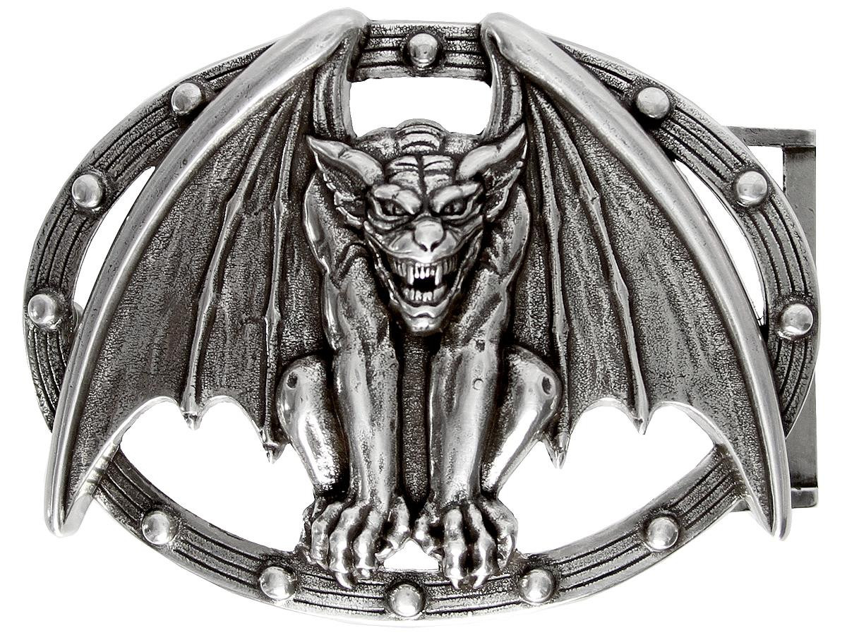 Vampire buckle HA1751 Unique Buckle Antique Vampire Bat Buckle Fits 1-1/2  main image 4