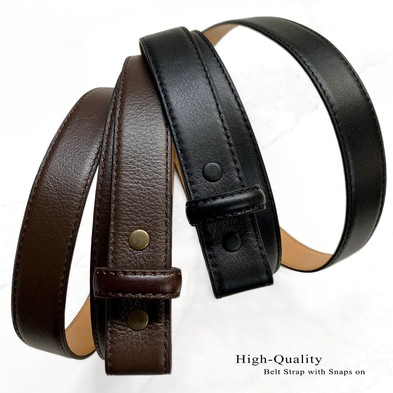 Gelante Genuine Full Grain Leather Belt Strap Without Belt Buckle