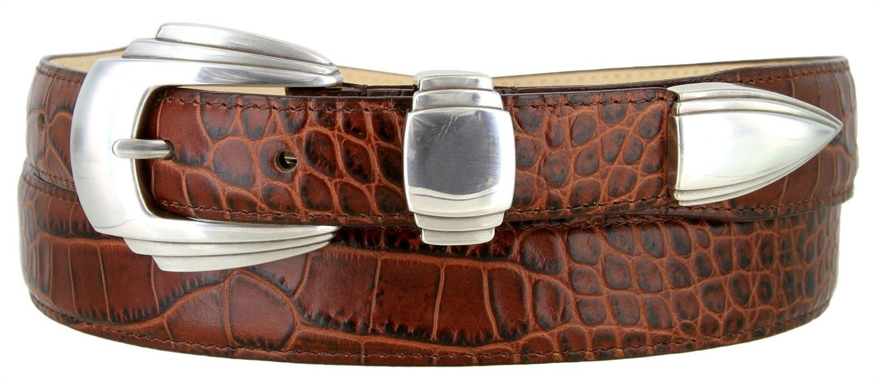 Genuine Italian Calfskin Leather Belt