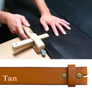 5000 Cowhide Leather Belt Strap Make Your Own Width or Size Made in U.S.A - Tan (Size 30"~36") 5000 Cowhide Leather Belt Strap Make Your Own Width or Size Made in U.S.A - Tan (Size 30"~36")