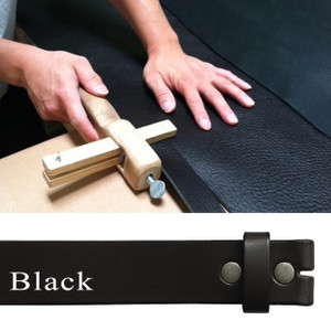 5000 Cowhide Leather Belt Strap Make Your Own Width or Size Made in U.S.A - Black (Size 22"~28") 5000 Cowhide Leather Belt Strap Make Your Own Width or Size Made in U.S.A - Black (Size 22"~28")