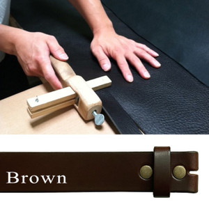 5000 Cowhide Leather Belt Strap Make Your Own Width or Size Made in U.S.A - Brown (Size 38"~44") 5000 Cowhide Leather Belt Strap Make Your Own Width or Size Made in U.S.A - Brown (Size 38"~44")