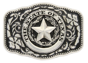 HA8888 State of Texas Belt Buckle Fit Up to 1-1/2"(38mm) Wide - Silver HA8888 State of Texas Belt Buckle Fit Up to 1-1/2"(38mm) Wide - Silver