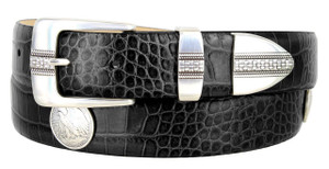 4611 Eagle Genuine Full-Grain Cowhide Leather Dress Belt 1-3/8"(35mm) Wide