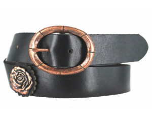 Western Rose Garden Full Grain Cowhide Leather Belt 1-1/2"(38mm) Wide Western Rose Garden Full Grain Cowhide Leather Belt 1-1/2"(38mm) Wide