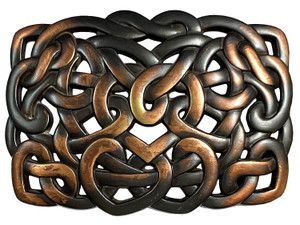 HA1315C - Celtic Twisted Heart Belt Buckle Design - Fits 1-1/2" Wide Belt Fits 1-1/2"(38mm) Belt HA1315C - Celtic Twisted Heart Belt Buckle Design - Fits 1-1/2" Wide Belt Fits 1-1/2"(38mm) Belt