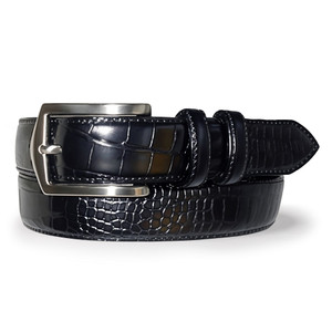 1584 Fullerton Embossed Genuine Full-Grain Cowhide Leather Dress Belt 1-1/8"(30mm) Wide 1584 Fullerton Embossed Genuine Full-Grain Cowhide Leather Dress Belt 1-1/8"(30mm) Wide