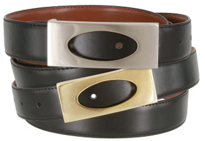 4010R-NP-RB30 Reversible Belt Genuine Leather Dress Casual Belt 1