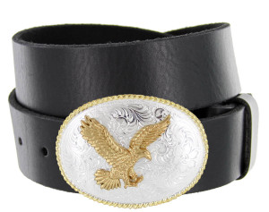 1533G  American Eagle Buckle Genuine Full Grain Leather Casual Jean Belt 1-1/2"(38mm) Wide 1533G  American Eagle Buckle Genuine Full Grain Leather Casual Jean Belt 1-1/2"(38mm) Wide