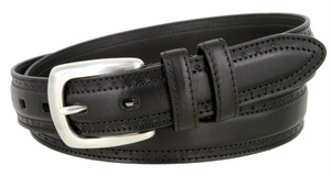 3144 Double Stitched Edges Genuine Leather Professional Dress Belt 1-1/8"(30mm) Wide 3144 Double Stitched Edges Genuine Leather Professional Dress Belt 1-1/8"(30mm) Wide