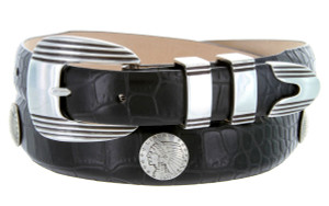2534 Indian Head Coin Replica Conchos Genuine Full-Grain Cowhide Leather Designer Dress Conchos Belt (24/29) Taper 2534 Indian Head Coin Replica Conchos Genuine Full-Grain Cowhide Leather Designer Dress Conchos Belt (24/29) Taper