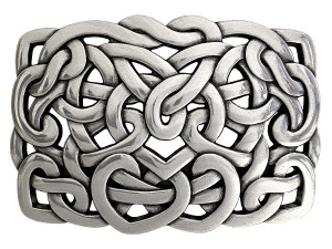HA1315 Unique Antique Celtic Twisted Heart Belt Buckle Fits 1-1/2" Wide Belt HA1315 Unique Antique Celtic Twisted Heart Belt Buckle Fits 1-1/2" Wide Belt