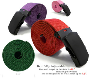 ALC Military Belt Canvas Belt Web Belt Non Leather Belt One Size fits all,  1-1/2"(38mm) Wide ALC Military Belt Canvas Belt Web Belt Non Leather Belt One Size fits all,  1-1/2"(38mm) Wide