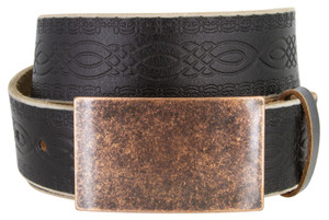 4481 Copper Blank Casual Tooled Full Grain Leather Belt 1-1/2"(38mm) Wide 4481 Copper Blank Casual Tooled Full Grain Leather Belt 1-1/2"(38mm) Wide