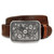 3342 Western Rhinestone Buckle Belt Genuine Full Grain Floral Engraved Tooled Leather Belt 1-1/2"(38mm) Wide
