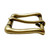 BS3302 OEB Solid Brass Buckle Antique Brass Roller Buckle fits 1-1/8" (30mm) Wide Belt (Gold)