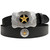 6750 Texas Star Conchos Belt Genuine Full Grain Leather Western Belt 1-3/8"(35mm) Wide 6750 Texas Star Conchos Belt Genuine Full Grain Leather Western Belt 1-3/8"(35mm) Wide