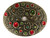 Rhinestone Crystal Oval Belt Buckle Antique Brass Floral Engraved Buckle (Crystal-LtSiam-FernGreen-Emerald-Tangerine) Rhinestone Crystal Oval Belt Buckle Antique Brass Floral Engraved Buckle (Crystal-LtSiam-FernGreen-Emerald-Tangerine)