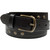 One Piece 100% Genuine Leather Belts for Women Studded Punk Dress Jean Belt 1-1/8"(30mm) wide
