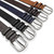 Men's Leather Belts Vegan Faux Leather Belt Classic Work Business Dress Belt