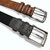 Men's Leather Belts Faux Vegan Leather Belt Classic Work Business Dress Belt
