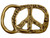 BS3500 OEB Antique gold vintage Peace Sign unique Belt Buckle fits 1-1/2"(38mm) Wide Strap BS3500 OEB Antique gold vintage Peace Sign unique Belt Buckle fits 1-1/2"(38mm) Wide Strap