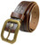 3877 Antique Bass Buckle Vintage Embossed Full Grain Leather Belt 1-1/2"(38mm) Wide 3877 Antique Bass Buckle Vintage Embossed Full Grain Leather Belt 1-1/2"(38mm) Wide