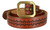 3877 Antique Bass Buckle Vintage Embossed Full Grain Leather Belt 1-1/2"(38mm) Wide 3877 Antique Bass Buckle Vintage Embossed Full Grain Leather Belt 1-1/2"(38mm) Wide