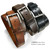 3854  Feathered Vintage Leather Roller Buckle Belt - 1 1/2" (38MM) Wide 3854  Feathered Vintage Leather Roller Buckle Belt - 1 1/2" (38MM) Wide