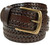 10561 Hand-Braided Genuine Full Grain Leather Casual Jean Belt 1-1/2"(38mm) Wide