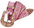 35116 Rhinestone Belt Fashion Western Bling Crystal Genuine Leather Belt 1-3/8"(35mm) Wide