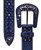 35116 Rhinestone Belt Fashion Western Bling Crystal Genuine Leather Belt 1-3/8"(35mm) Wide