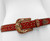 35116 Rhinestone Belt Fashion Western Bling Crystal Genuine Leather Belt 1-3/8"(35mm) Wide