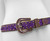 35158 Rhinestone Belt Fashion Western Bling Crystal Genuine Leather Belt 1-3/8"(35mm) Wide