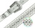 50116 Rhinestone Belt Fashion Western Bling Crystal Genuine Leather Belt 1-1/2"(38mm) Wide