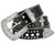 50121 Rhinestone Belt Fashion Western Bling Crystal Genuine Leather Belt 1-1/2"(38mm) Wide