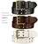 2002 Twin Roller Antique Gold  Double Prong Buckle Genuine Full Grain Leather Casual Jean Belt 1-1/2"(38mm) Wide