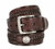 9181 Western Scorpion X Hand Woven Genuine Full Grain Leather Belt with Indian and Buffalo Conchos 1-1/2"(38mm) Wide